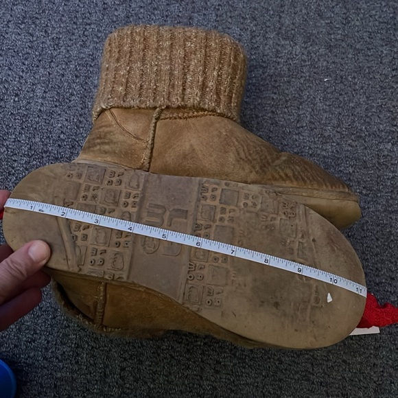 Lamo Suede Water Resistant Boots brown Sweater Cuff Empire approximate size 9 - Picture 6 of 7